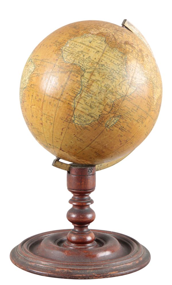 A TERRESTRIAL GLOBE BY MALBY & SON OF PARKER STREET, LONDON