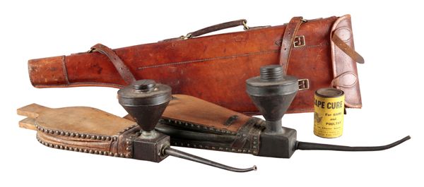 GILBERT & PAGE LTD OF HEREFORD: TWO GAMEKEEPER'S CAMLIN BELLOWS