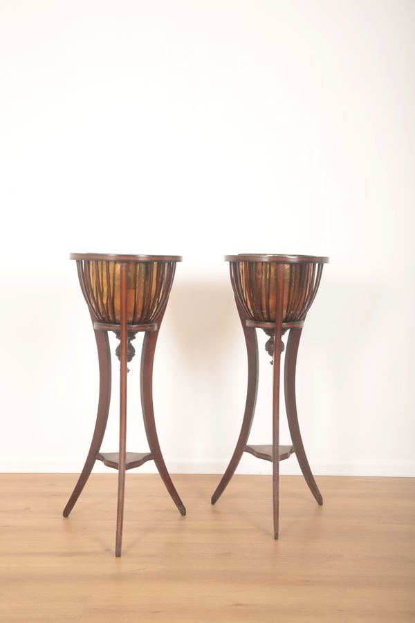 A PAIR OF EDWARDIAN JARDINIÈRES