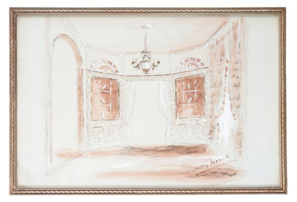 OLIVER HILARY SAMBOURNE MESSEL (1904-1978) A pair of set designs