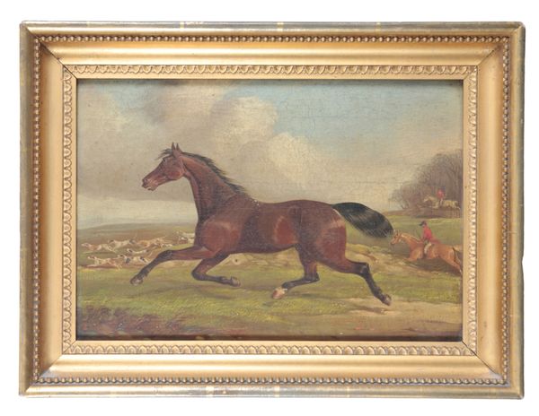 ENGLISH SCHOOL, 19TH CENTURY A bay hunter