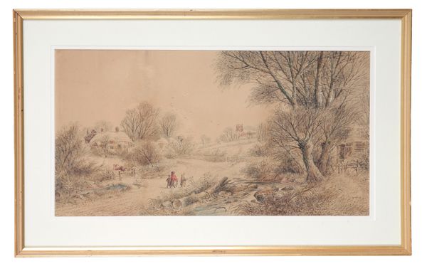 ATTRIBUTED TO JOHN FREDERICK HERRING SENIOR (1795-1865) Winter landscape