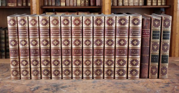 FROUDE, JAMES ANTHONY: TWO COPIES OF 'HISTORY OF ENGLAND'