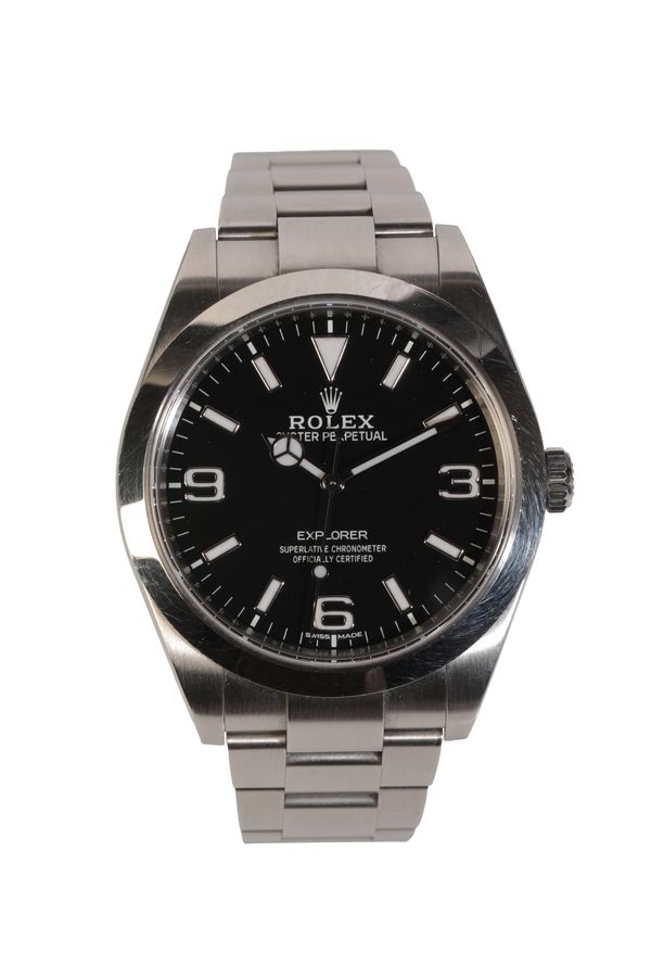 ROLEX EXPLORER: A GENTLEMAN'S BRACELET WATCH