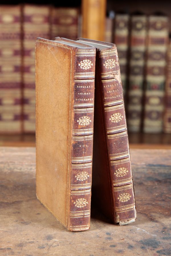 BINGLEY, REVEREND W: 'ANIMAL BIOGRAPHY'