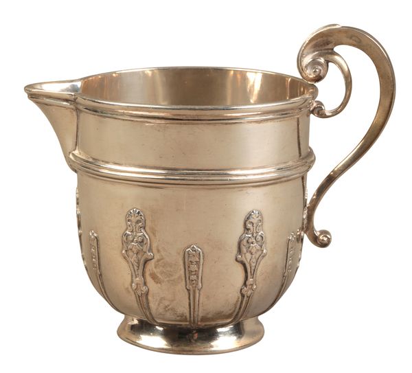 A VICTORIAN SILVER JUG