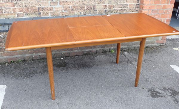 A MID-CENTURY  MEREDEW 'AVALON' TEAK DINING TABLE