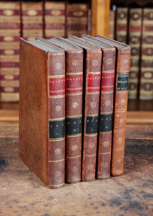 PALEY, WILLIAM: ‘THE PRINCIPLES OF…..PHILOSOPHY’ AND ‘A VIEW OF CHRISTIANITY’