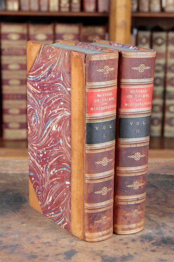 RUSSELL, WILLIAM OLDNALL: ‘A TREATISE ON CRIMES AND INDICTABLE MISDEMEANOURS’