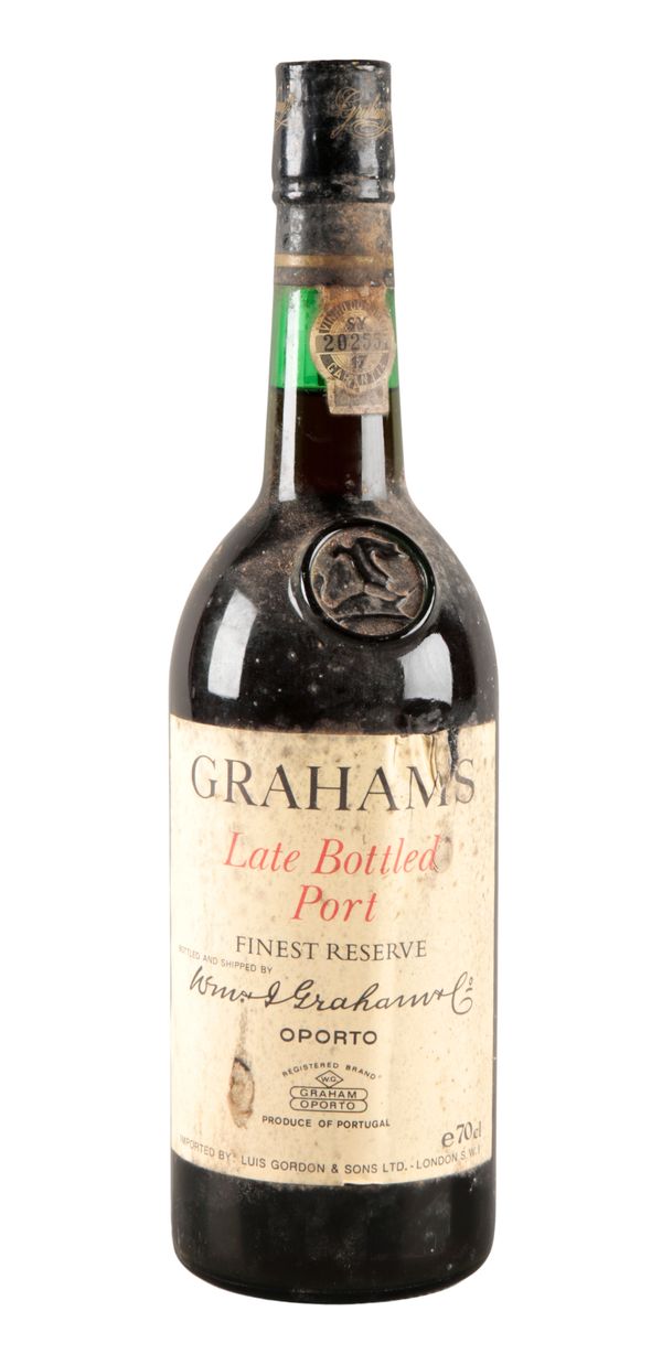 GRAHAMS LATE BOTTLED PORT