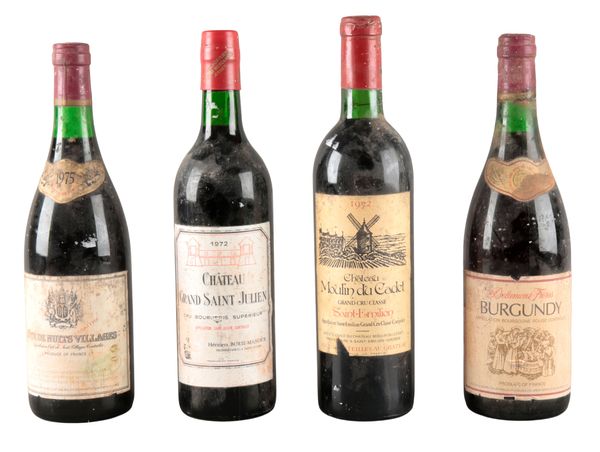 CHÂTEAU MOULIN DU CADET ST EMILION 1972