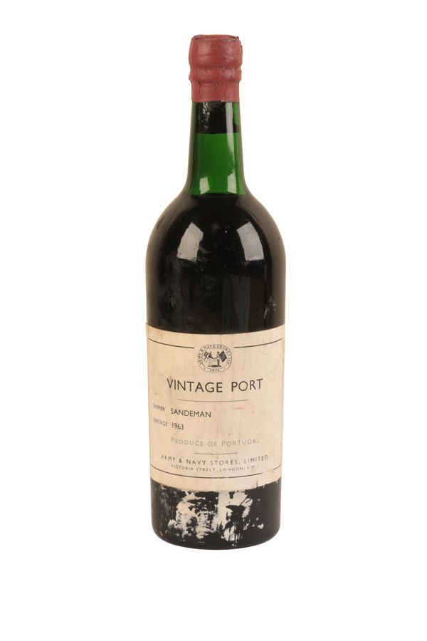 SANDEMAN VINTAGE PORT 1963