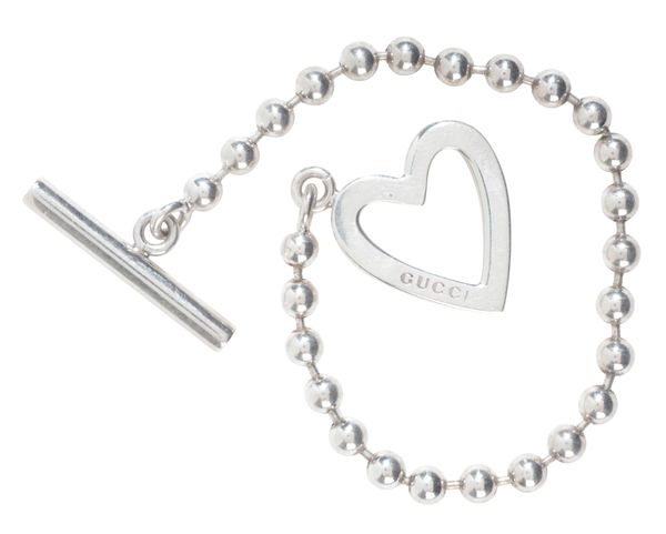 GUCCI: A HEART TOGGLE BRACELET