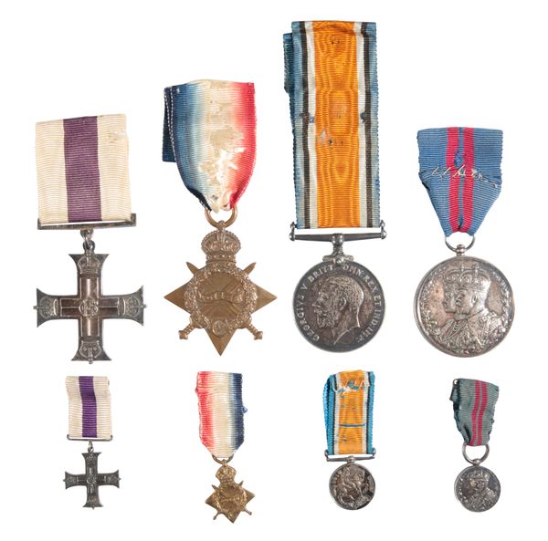 A GREAT WAR M. C. GROUP OF FOUR TO MAJOR R. M. BRIND, INDIAN ARMY,