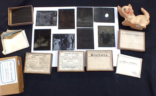 A COLLECTION OF PHOTOGRAPHIC NEGATIVES, MOSTLY GLASS