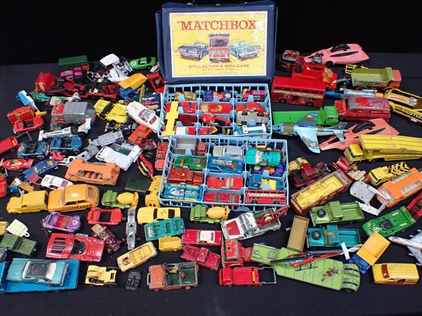 A COLLECTION OF DIE-CAST TOY VEHICLES