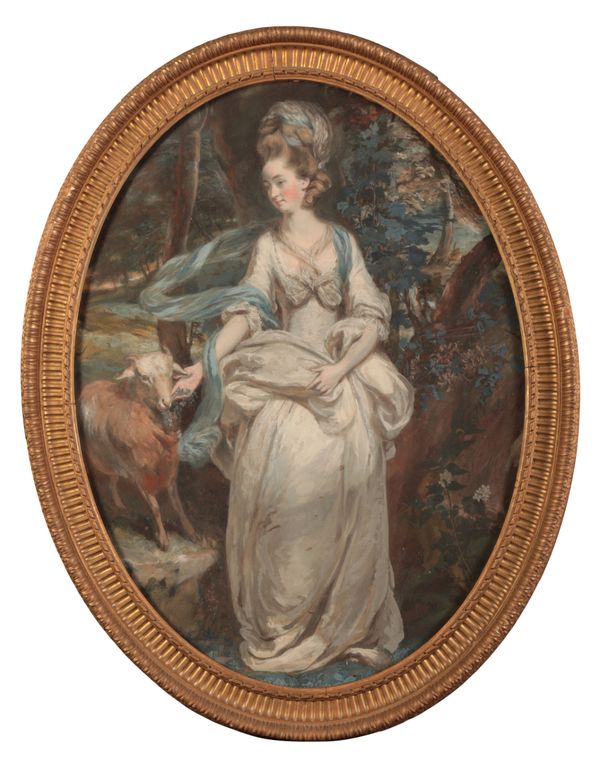 DANIEL GARDNER (1750-1805) A portrait of Elizabeth Egerton