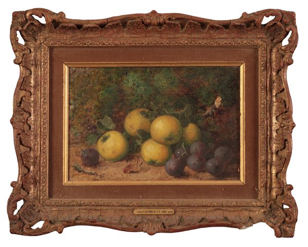 GEORGE CLARE (1830-1900) A still life with fruit