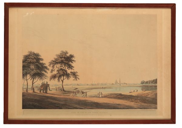 THOMAS DANIELL (1749-1840)  AND WILLIAM DANIELL (1769-1837) AFTER THOMAS DANIELL A group of four views of Madras from the second set of 'Oriental Scenery'