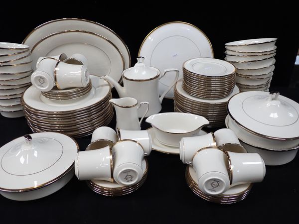 A NORITAKE DINNER SERVICE FOR TWELVE