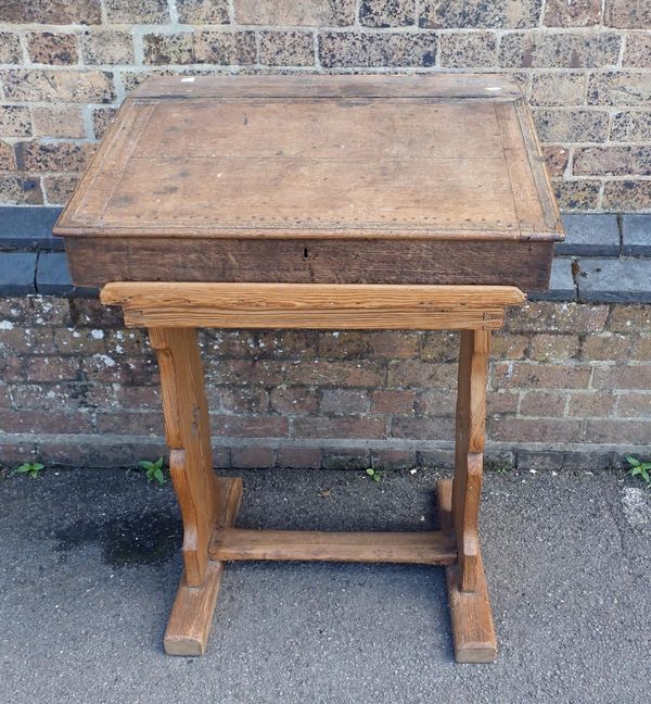 A 19th CENTURY PINE READING STAND