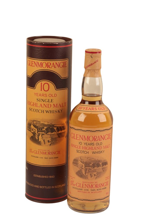 GLENMORANGIE 10 YEAR OLD HIGHLAND SINGLE MALT WHISKY