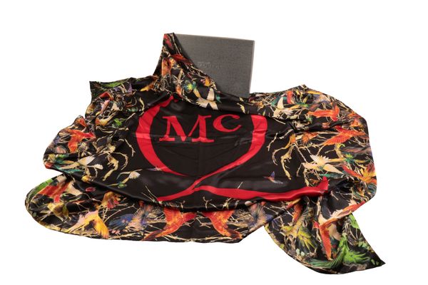 ALEXANDER MCQUEEN: A 'GIANT MCQUEEN' HUMMINGBIRD SCARF