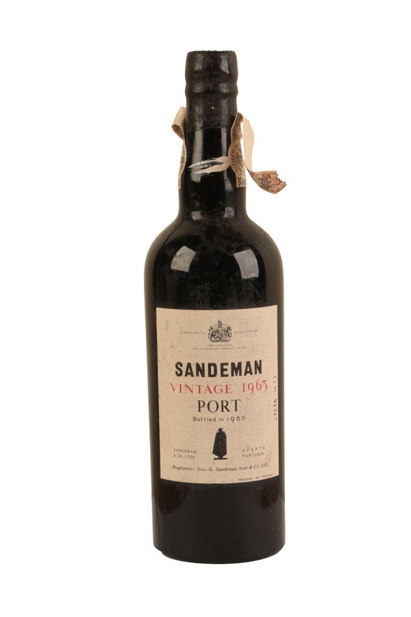 SANDEMAN VINTAGE PORT 1963