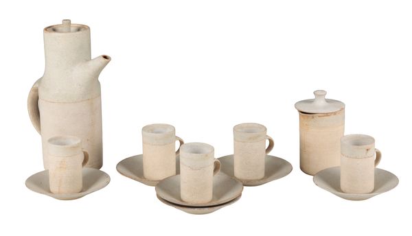 *RUTH DUCKWORTH (1919-2009), STUDIO POTTERY A stoneware part-coffee service