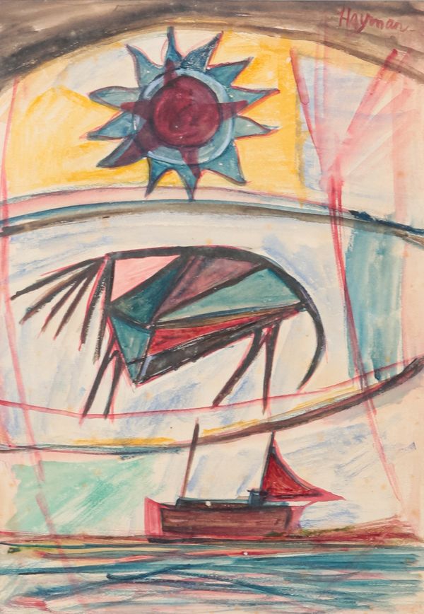 *PATRICK HAYMAN (1915-1988) Abstract seascape