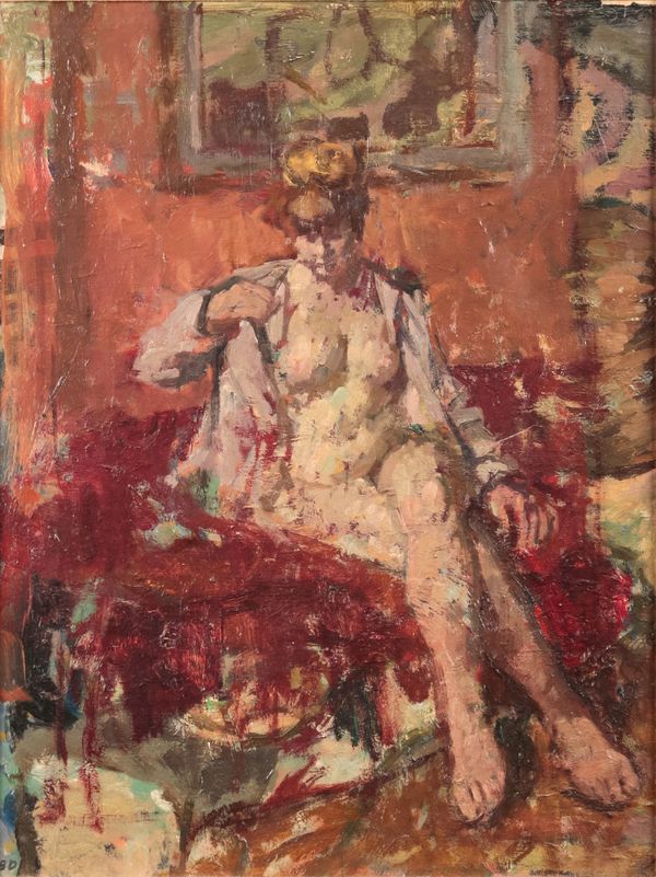 *BERNARD DUNSTAN (1920-2017) 'Seated Nude'
