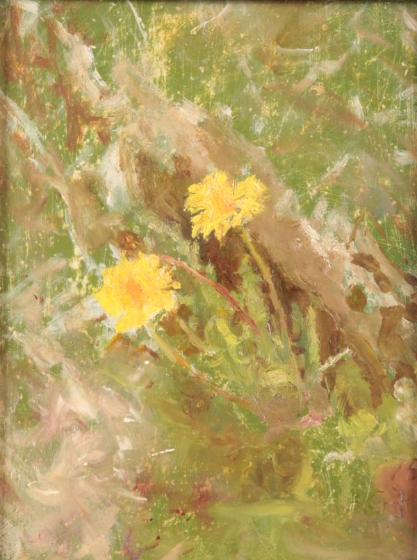 *ALLAN GWYNNE-JONES (1892-1982) 'Two Dandelions Growing Among Stones'