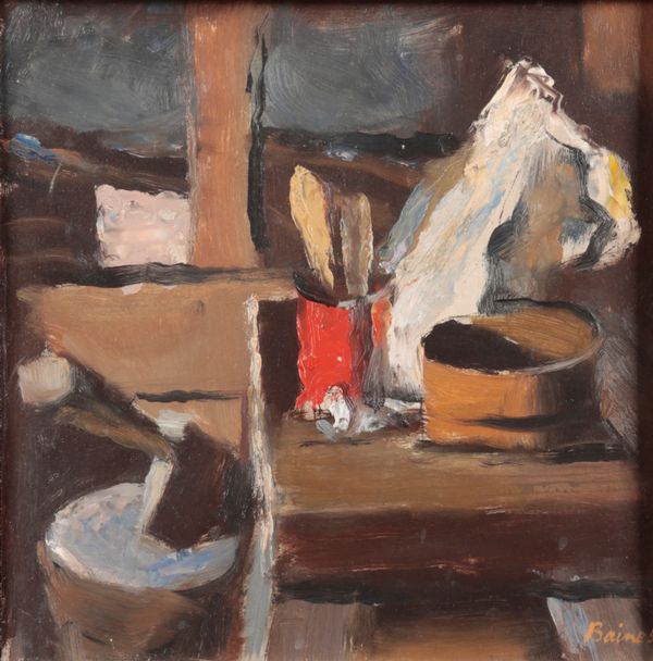 *HARRY BAINES (1910-1995) 'In the Barn'
