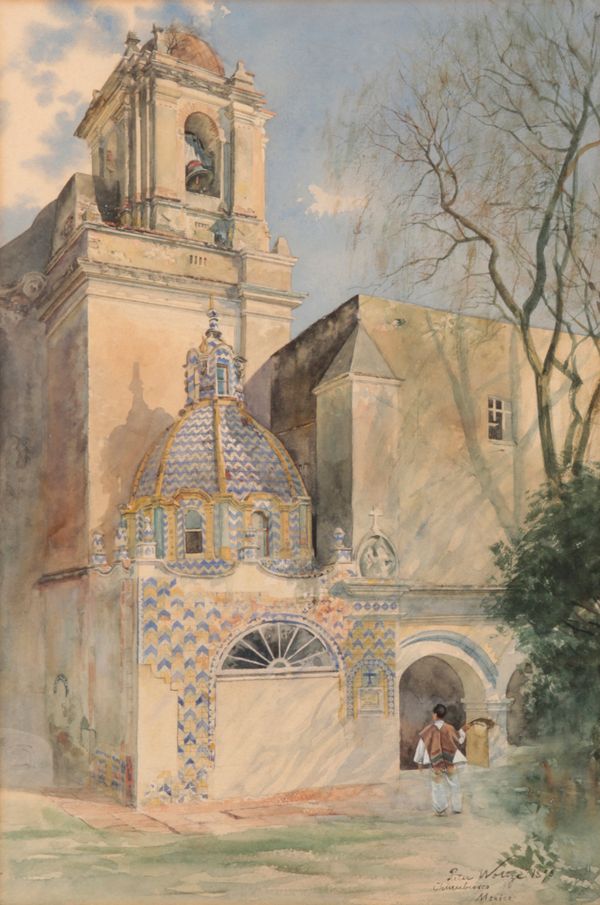 PETER WOLTZE (1860-1925) 'Churubusco, Mexico'