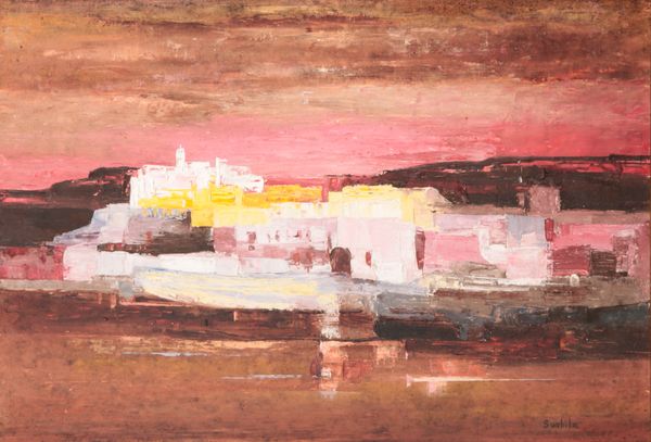 *SUSHILA SINGH (1904-1999) A coastal town at dusk
