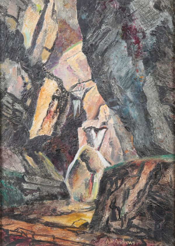 *ARTHUR HENRY ANDREWS (1906-1966) Rock formations