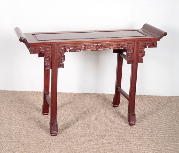 A CHINESE HARDWOOD ALTAR TABLE