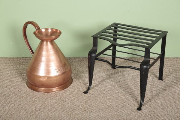 A WROUGHT IRON TRIVET