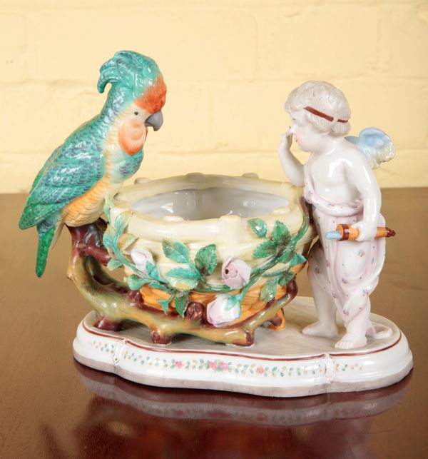 A K.P.M PORCELAIN BASKET