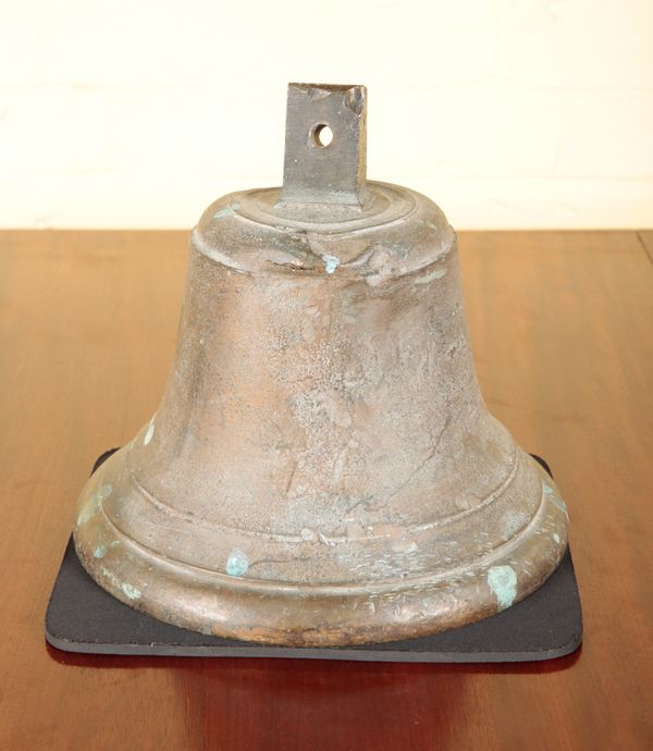 A BRASS SHIP'S BELL