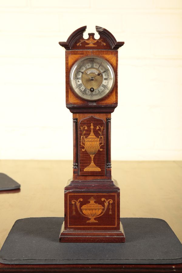 A MINIATURE LONGCASE CLOCK STAND