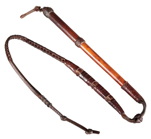 A VICTORIAN BEAGLING WHIP