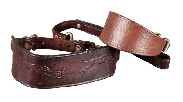 A SINGLE LEATHER COURSING SLIP