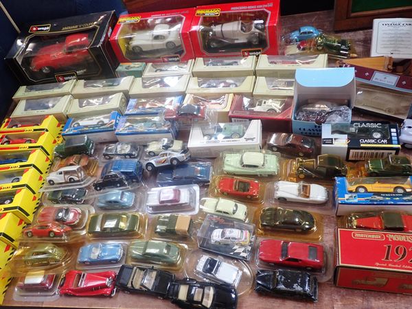 A COLLECTION OF DIECAST MODEL VEHICLES