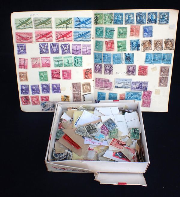 A SMALL QUANTITY OF VICTORIAN AND LATER STAMPS