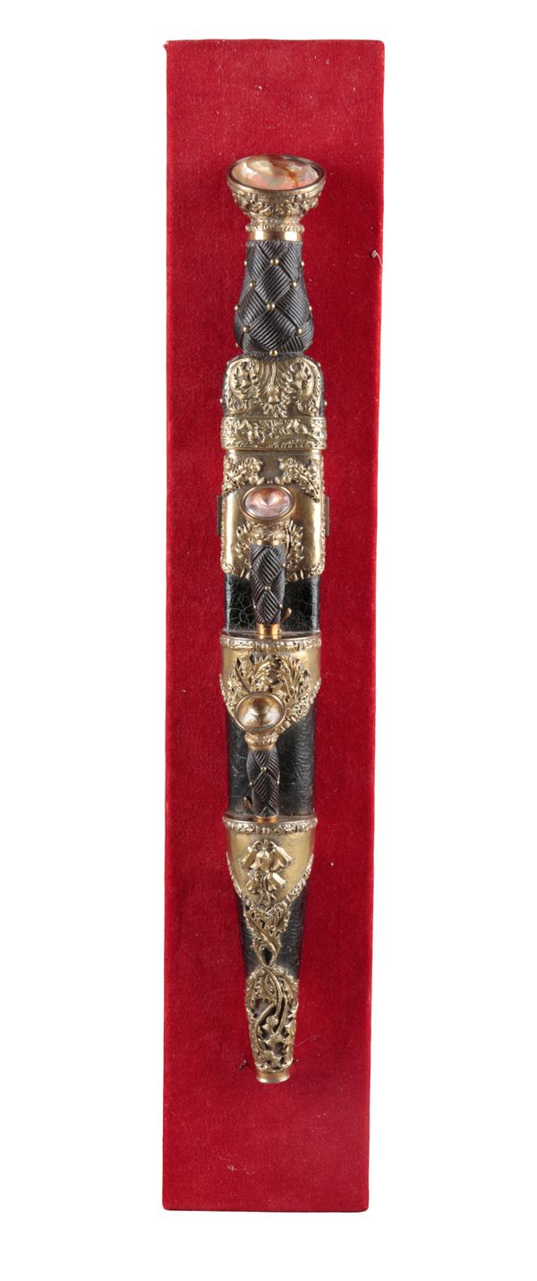 A SCOTTISH OFFICER'S CEREMONIAL DIRK BY W. M. ANDERSON & SONS, GLASGOW AND EDINBURGH