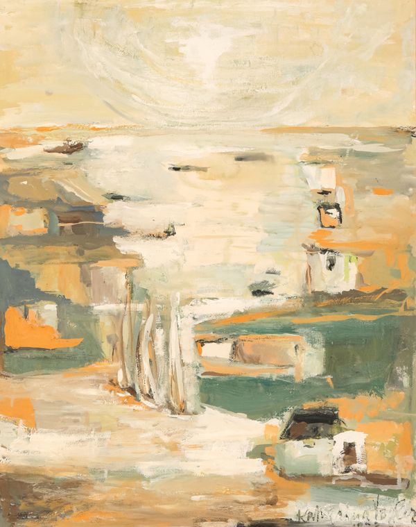 *KATHARINA VOGLER (1913-2011) Abstract landscape