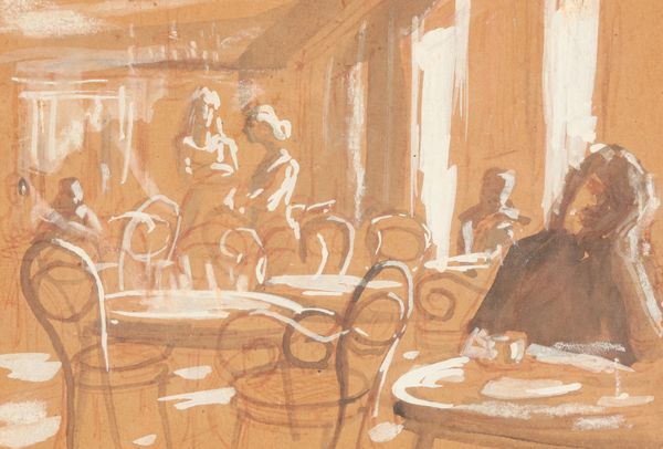 *PETER CUMMING (1916-1993) 'Tea Room in Bath'