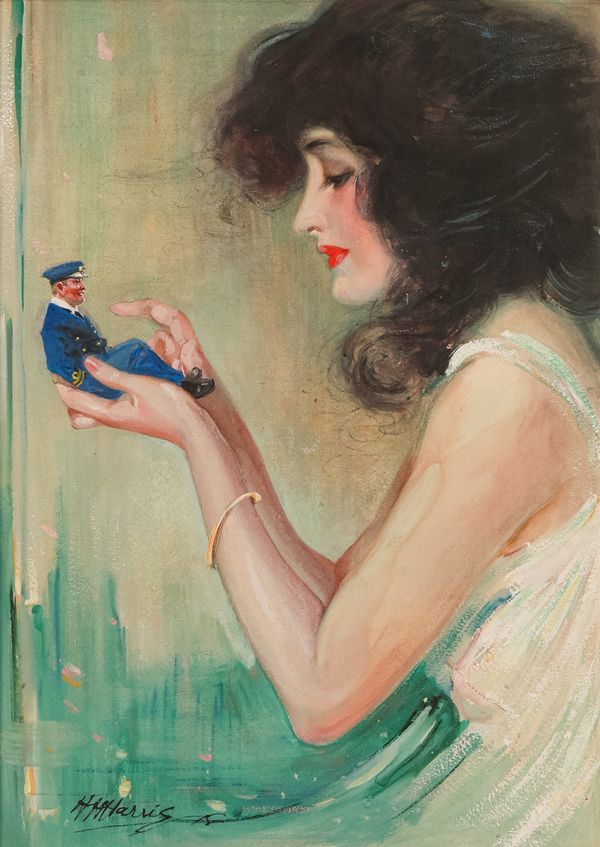 HERBERT HARRIS (20TH CENTURY) 'Admiral Beatty in the Palm of Her Hand'