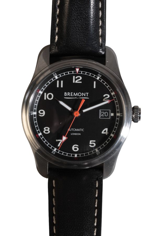 BREMONT: A GENTLEMAN'S CHRONOMETER STAINLESS STEEL WRISTWATCH